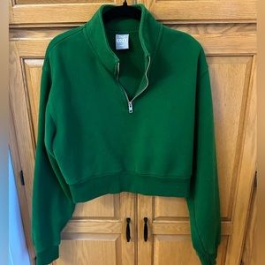 Tna cozy fleece perfect 1/4 zip